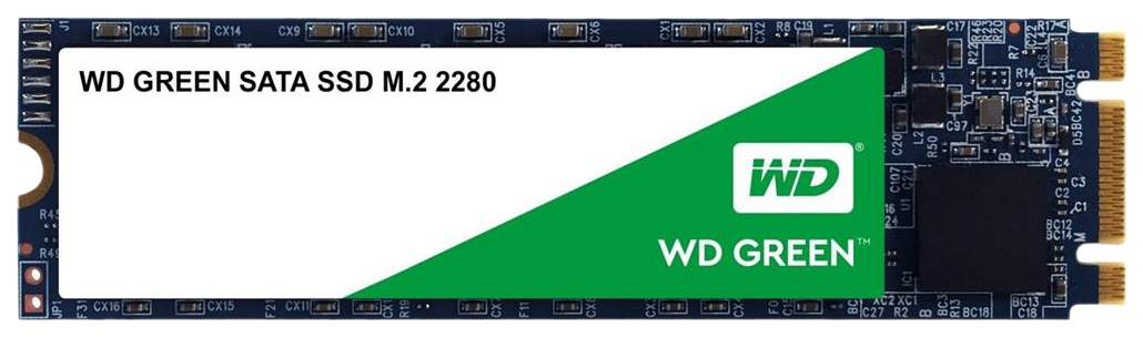 SSD накопитель WD Green M.2 2280 480 ГБ (WDS480G2G0B)