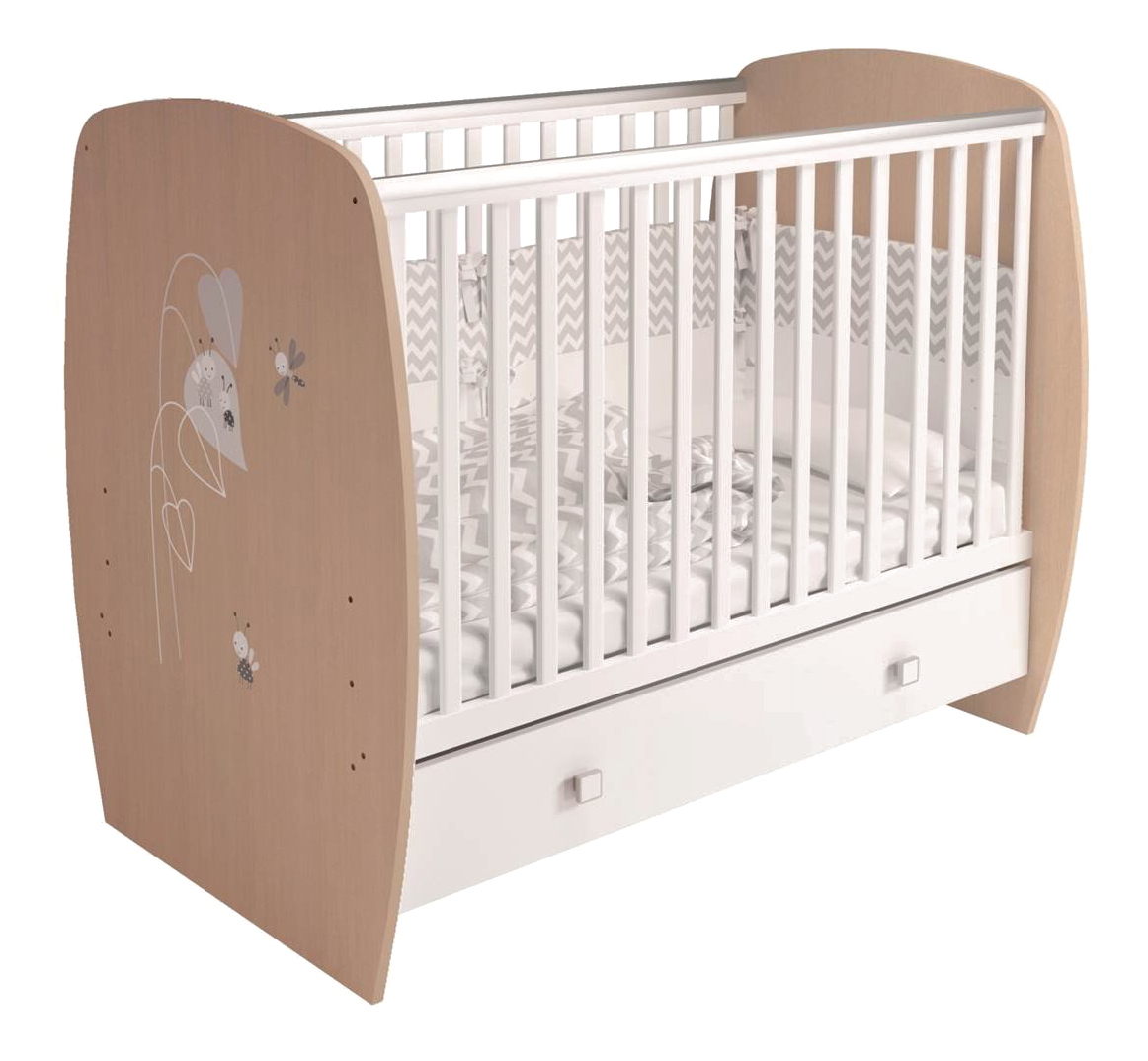 

Кроватка детская Polini Kids French 700 Amis белый Дуб пастельный, French 700