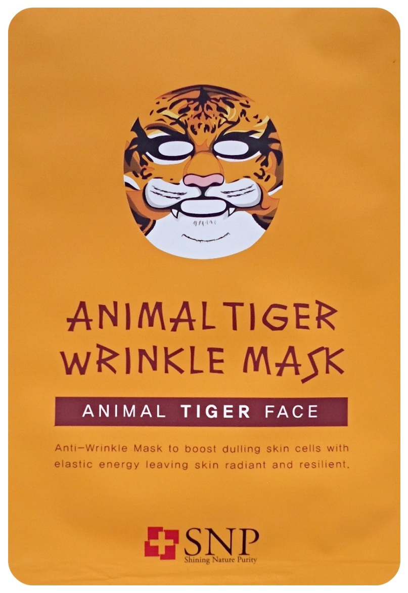 фото Маска для лица snp animal tiger wrinkle mask 25 мл