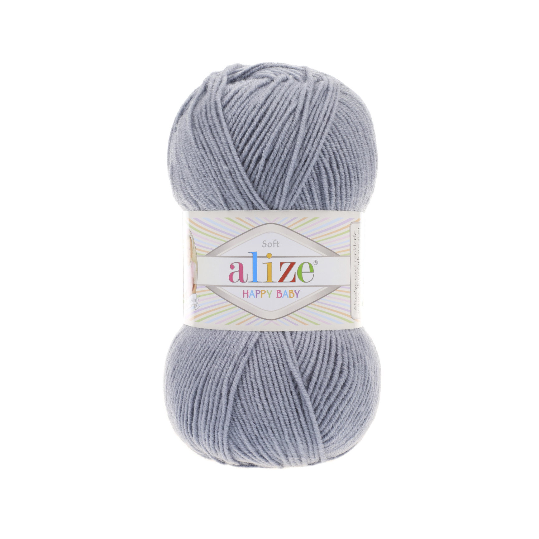 

Пряжа Alize ANG,HAP,BABY,119 Happy Baby 119 серый, Happy Baby