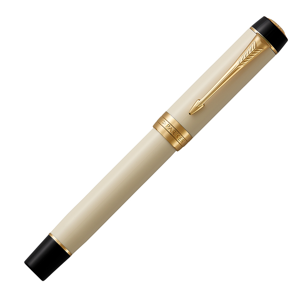 

Parker Duofold - Ivory/Black GT, перьевая ручка, F