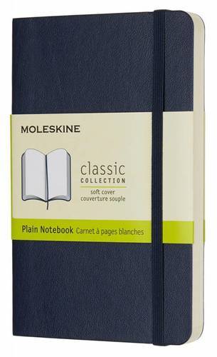 

Блокнот "Classic Soft" А6, 192 стр,, синий сапфир