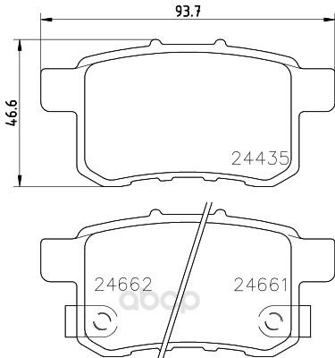 

Тормозные колодки HELLA PAGID/BEHR Nao 8DB355028531