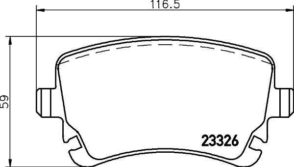 

Тормозные колодки brembo дисковые P85143