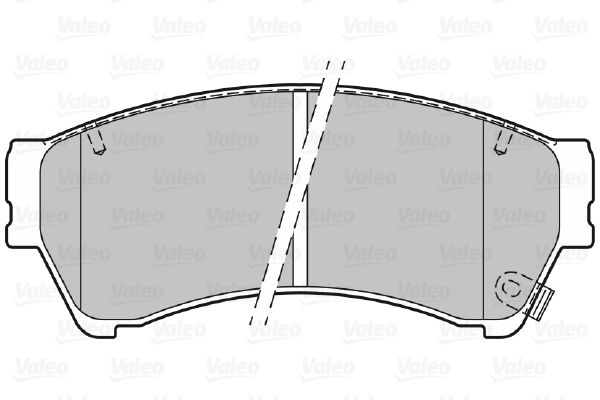 

Тормозные колодки Valeo дисковые 301071
