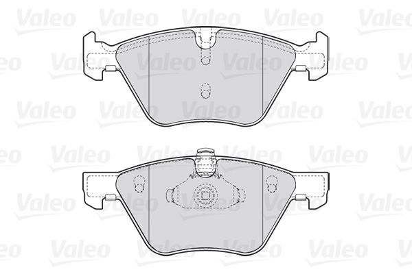 Тормозные колодки Valeo дисковые 301640 600000089738