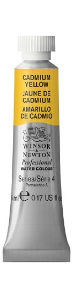 

Акварель Winsor&Newton Professional кадмий желтый 5 мл, Professional