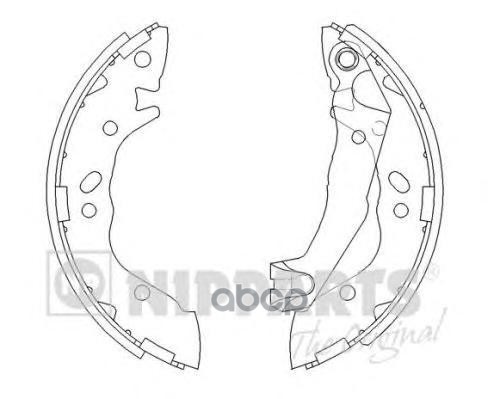 

Комплект тормозных колодок NIPPARTS J3500509