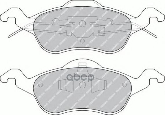 фото Комплект тормозных колодок ferodo fdb1318b