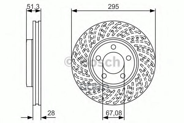 фото Тормозной диск bosch 0986479a02