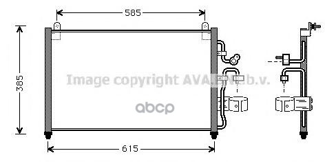 фото Радиатор кондиционера ava quality cooling dw5013