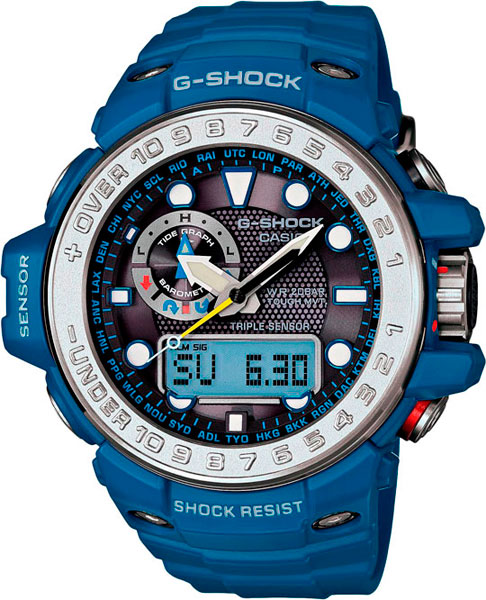 фото Японские наручные часы casio g-shock gwn-1000-2a с хронографом