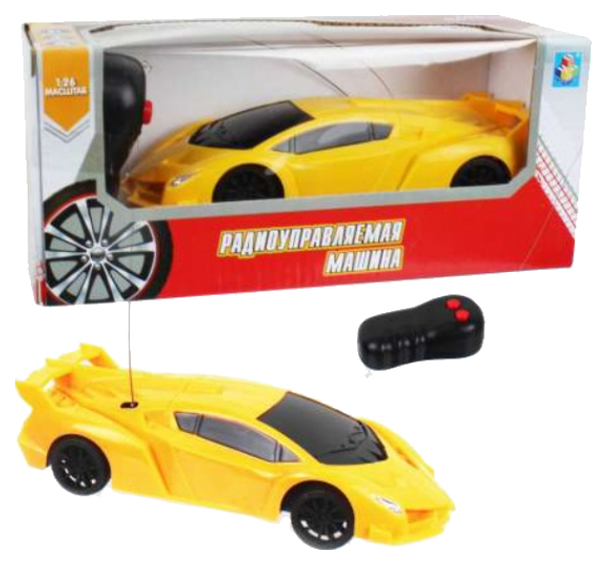 фото Радиоуправляемая машинка 1 toy спортавто т13825 желтый 1toy