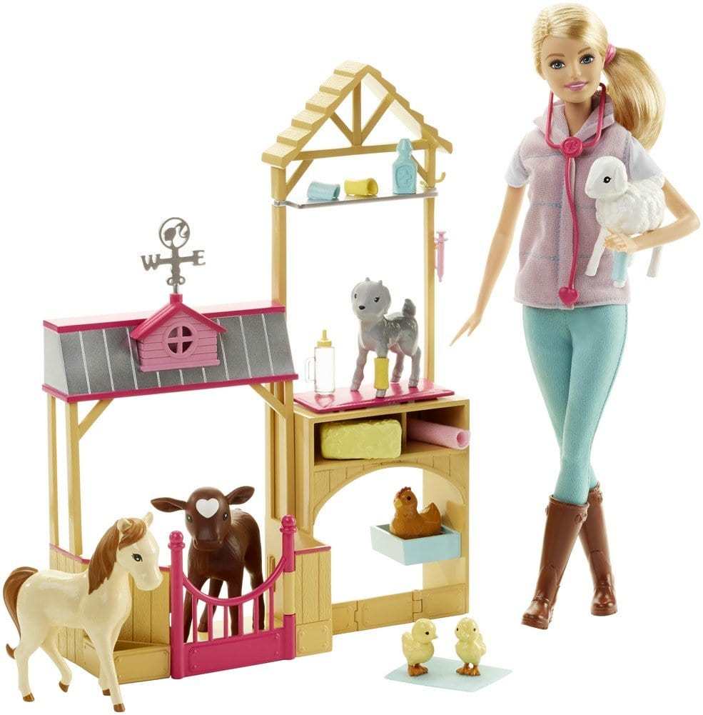 Кукла Barbie Барби Ветеринар на ферме серия Кем быть? DHB71