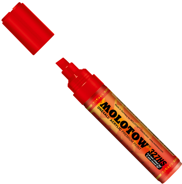 

Маркер акриловый molotow 327Hs one2all 4-8мм красный, 327HS Красный