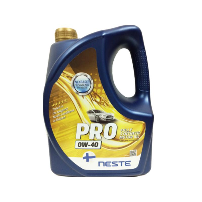 Моторное масло Neste Oil Pro 0W40 4л