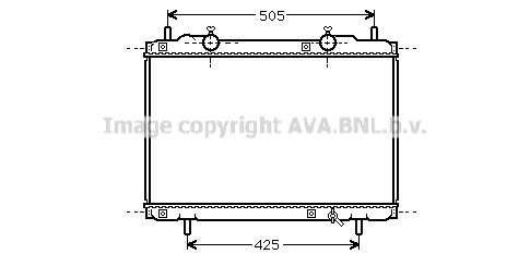 

Радиатор охлаждения двигателя AVA QUALITY COOLING FT2167