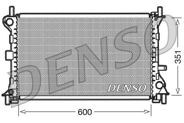 

Радиатор охлаждения двигателя DENSO DRM10052