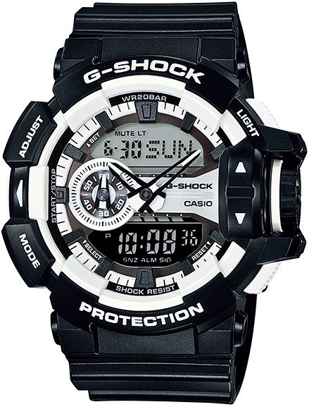 фото Японские наручные часы casio g-shock ga-400-1a с хронографом