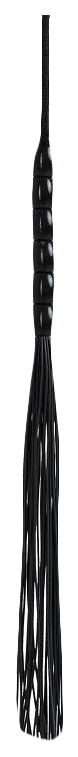 Мини-плеть Сумерки Богов силиконовая 22 см черный