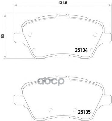 

Колодки Тормозные Brembo P24151