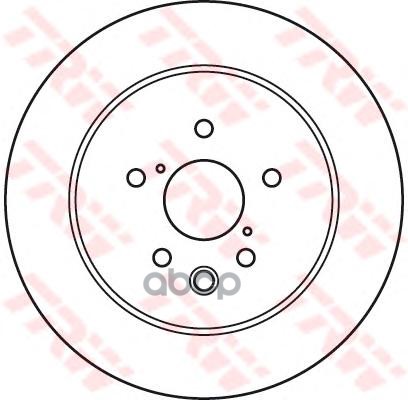 фото Тормозной диск trw/lucas для df6063
