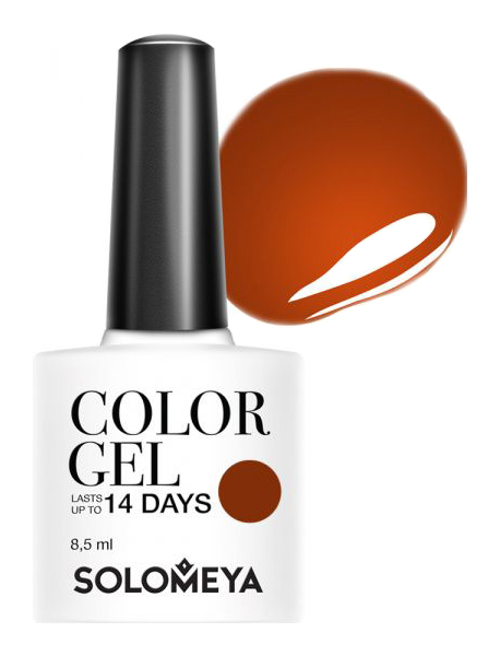 фото Гель-лак для ногтей solomeya color gel пряная корица