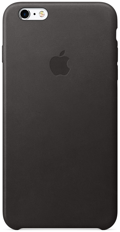 

Кейс для Apple iPhone 6s Plus Leather Case Black, Leather Case Black