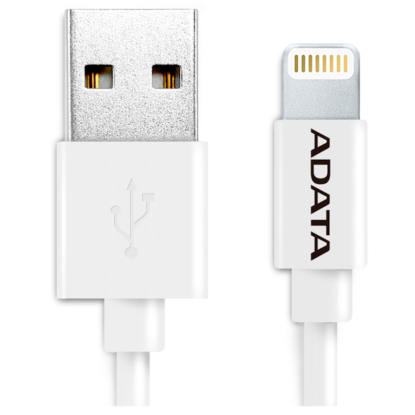 фото Кабель adata lightning 1м white