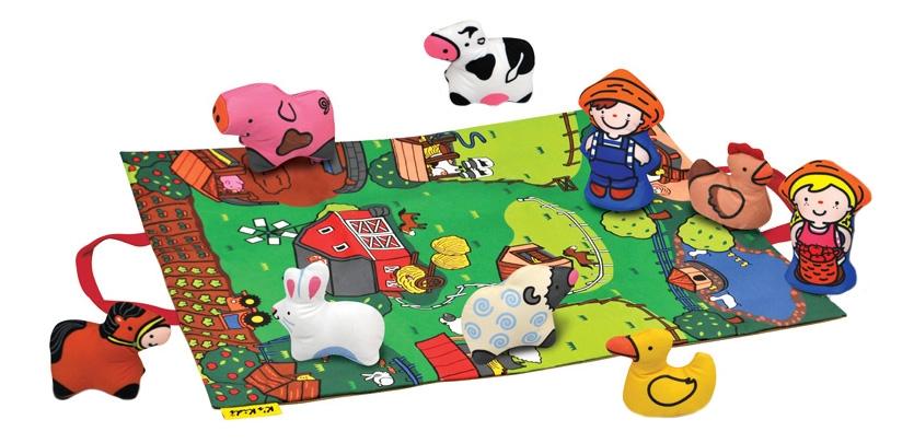 фото Мягкая развивающая игра k's kids мини-ферма