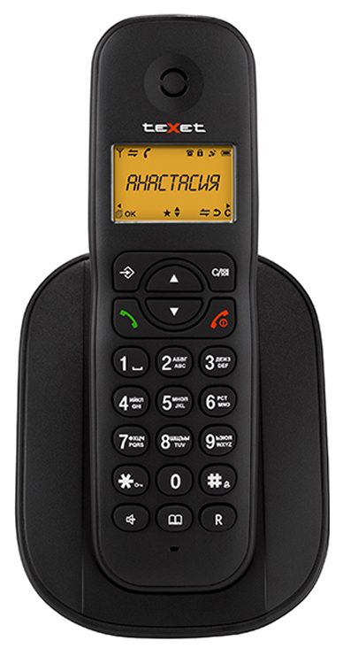 DECT телефон TeXet TX-D4505A черный