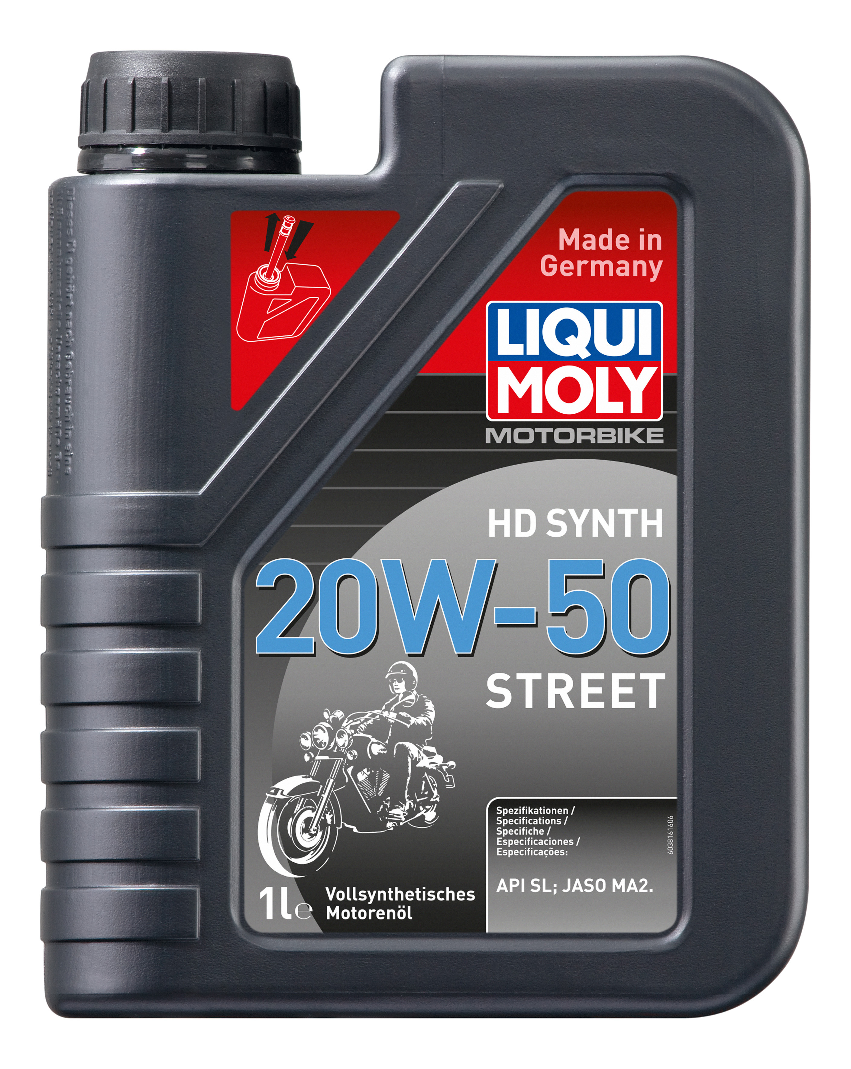 фото Liquimoly синт, мот,масло д/4-т,мотоц, motorbike hd synth street 20w-50 sl liqui moly