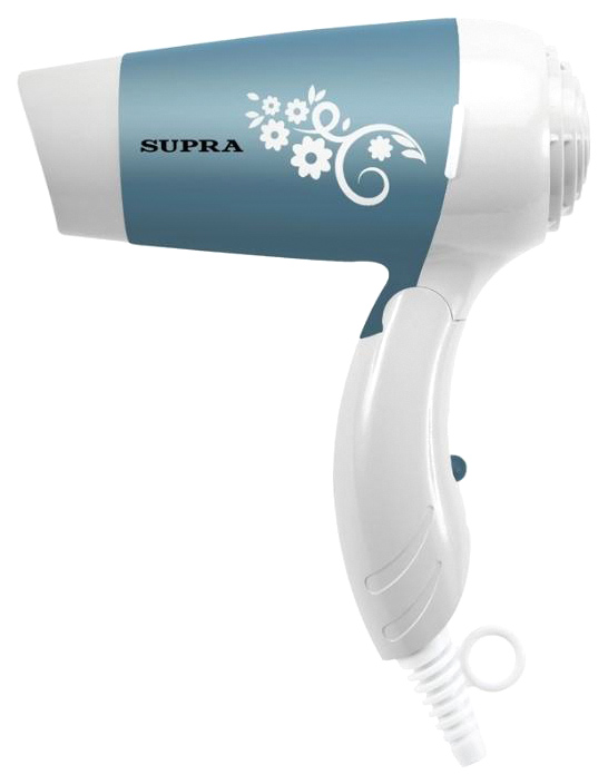 

Фен Supra PHS-1211 1 200 Вт серебристый, белый, PHS-1211