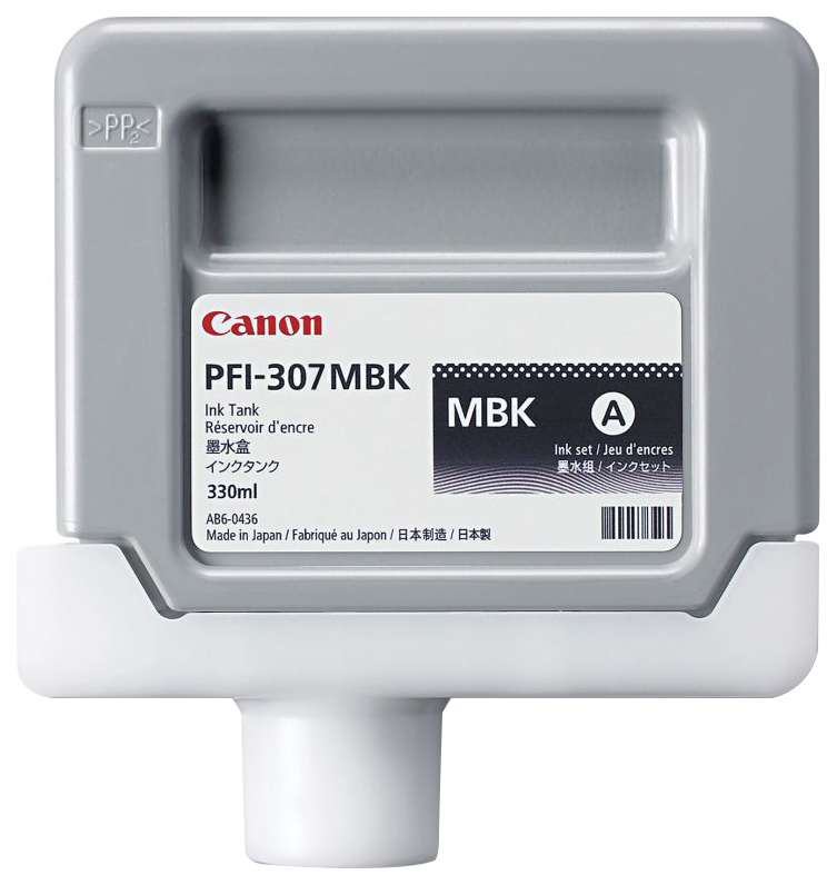 

Картридж для струйного принтера Canon PFI-307 MBK черный, оригинал, PFI-307 MBK