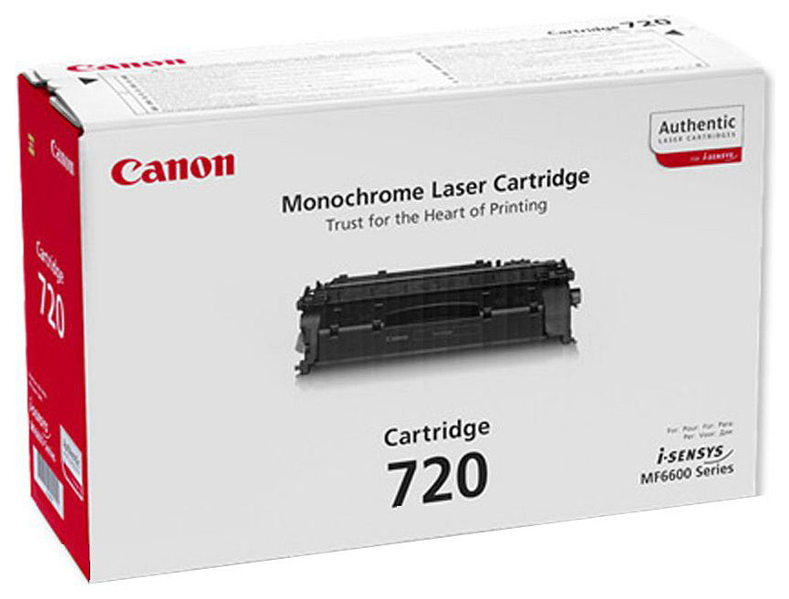 

Картридж для лазерного принтера Canon 720 черный, оригинал, 720BK