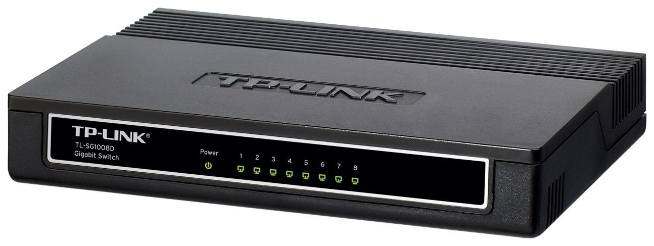 фото Коммутатор tp-link tl-sg1008d black