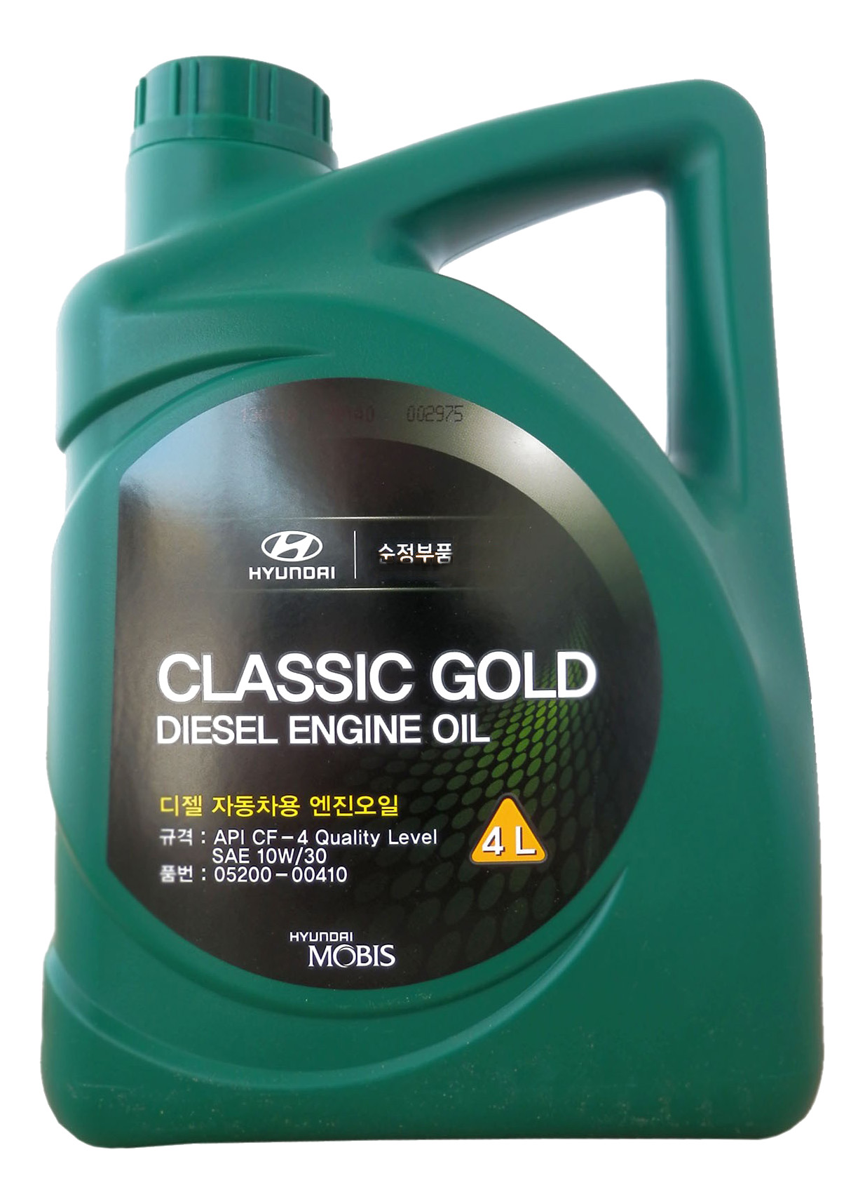 Моторное масло KIA Classic Gold Diesel Engine Oil 10W30 4л