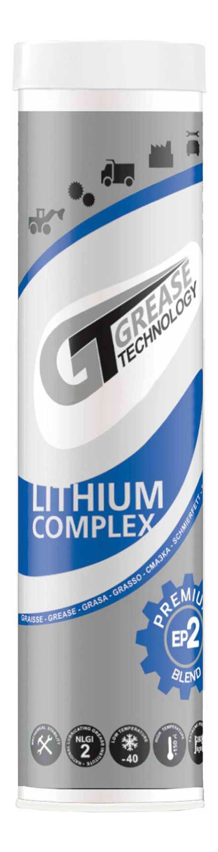 фото Смазка синяя gt oil lithium complex grease 0,4 л