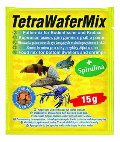 фото Корм для донных рыб tetra wafer mix, чипсы, 15 г