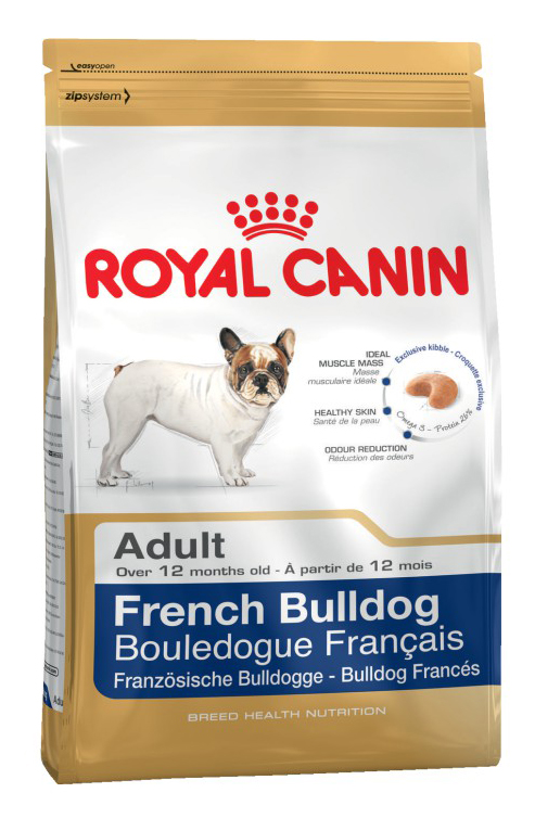 фото Сухой корм для собак royal canin french bulldog adult, свинина, птица, 9кг