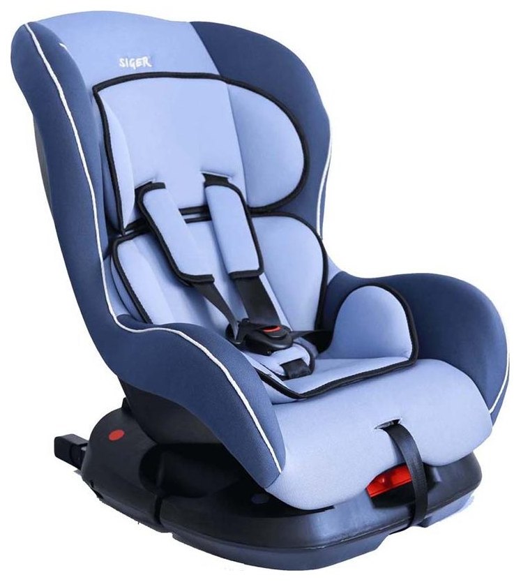 Автокресло Siger Наутилус Isofix цв.голубой гр.0/1