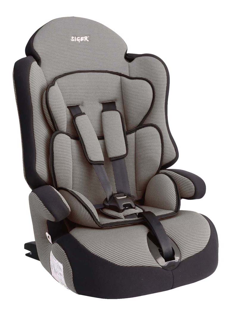 

Автокресло Siger Прайм Isofix цв.серый гр.1/2/3, Прайм Isofix