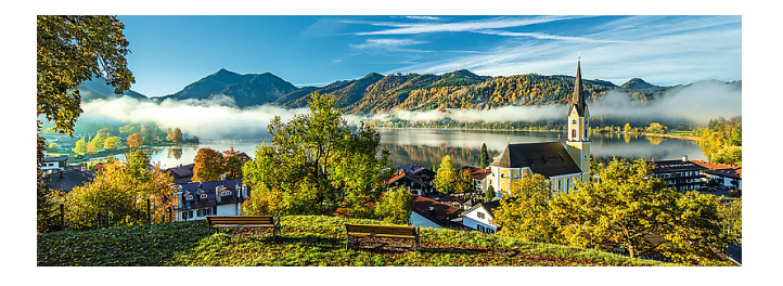 фото Пазл trefl летний пейзаж 1000 деталей