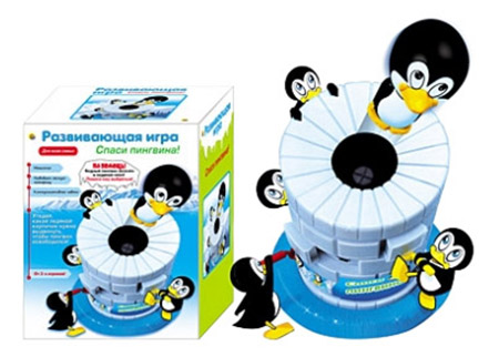 Семейная настольная игра Проф-пресс Спаси Пингвина! книжка проф пресс большая супер раскраска для девочек 142535
