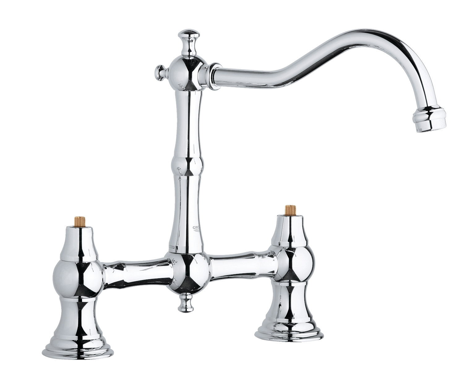 фото Смеситель для кухонной мойки grohe bridgeford 20128000 хром