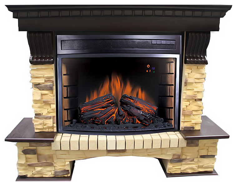 

Электрокамин Royal Flame Pierre Luxe, сланец/темный дуб, Pierre Luxe