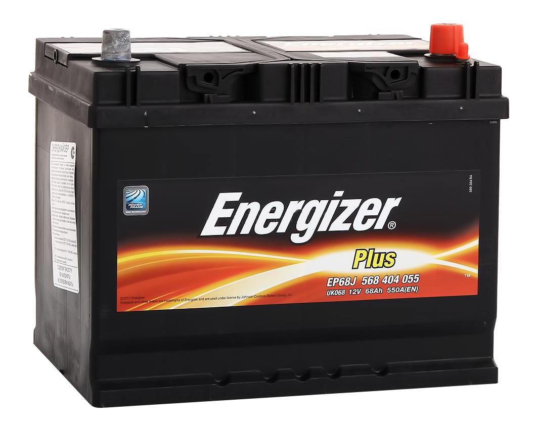 фото Аккумулятор автомобильный energizer plus 568404055 68 ач