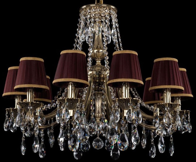

Люстра подвесная Bohemia Ivele Crystal 1771/10/220/A/GB/SH9B, 1771/10/220/A/GB/SH9B