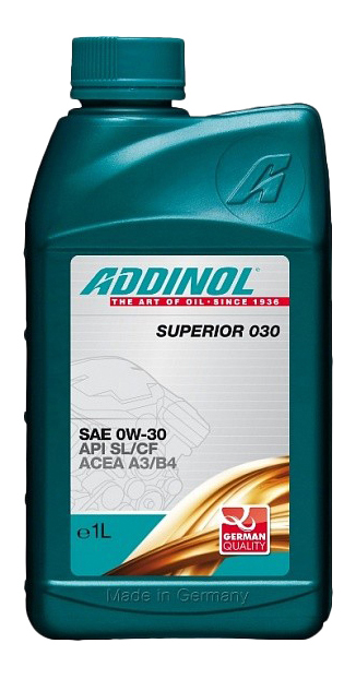 

Моторное масло Addinol Superior 0W30 1л, Superior