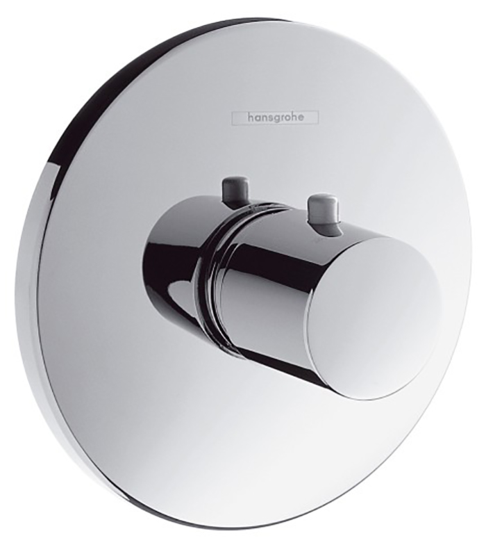 

Смеситель для встраиваемой системы Hansgrohe Ecostat Highflow 15715000 хром, Серебристый, термостат для душа Highflow (внешняя часть)